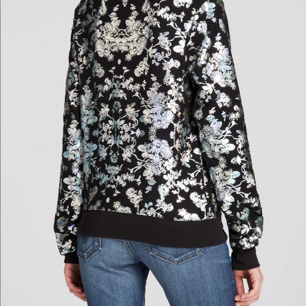 Wildfox Black Metallic‎ Sweater - Picture 2 of 8